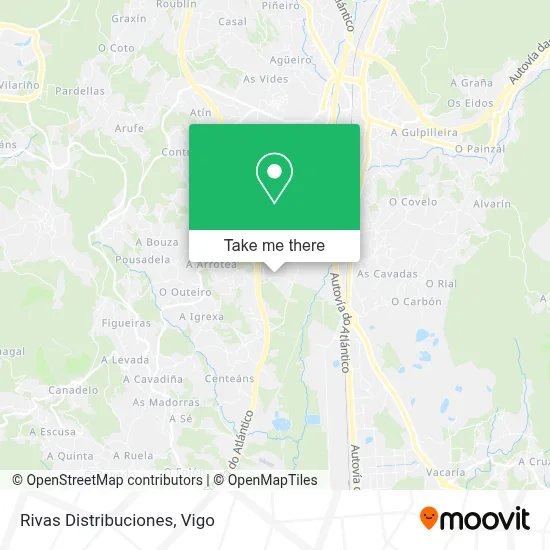 Rivas Distribuciones map