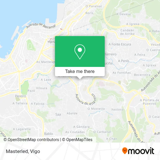 mapa Masterled