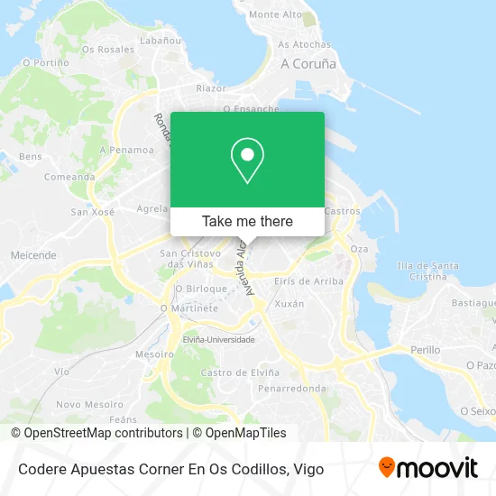 Codere Apuestas Corner En Os Codillos map