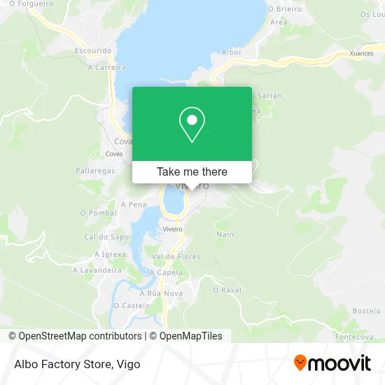 Albo Factory Store map
