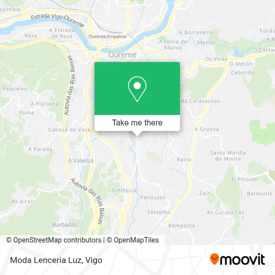 Moda Lenceria Luz map