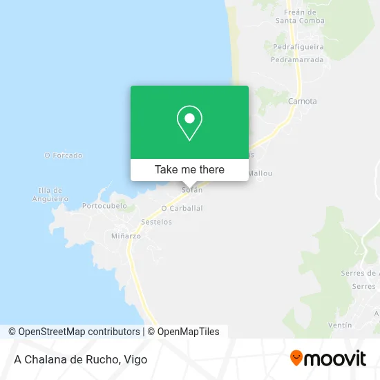 A Chalana de Rucho map