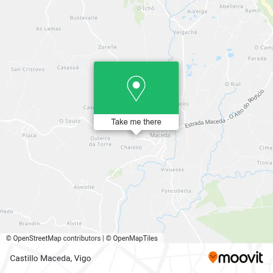 Castillo Maceda map