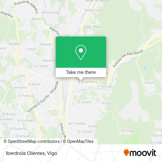 Iberdrola Clientes map