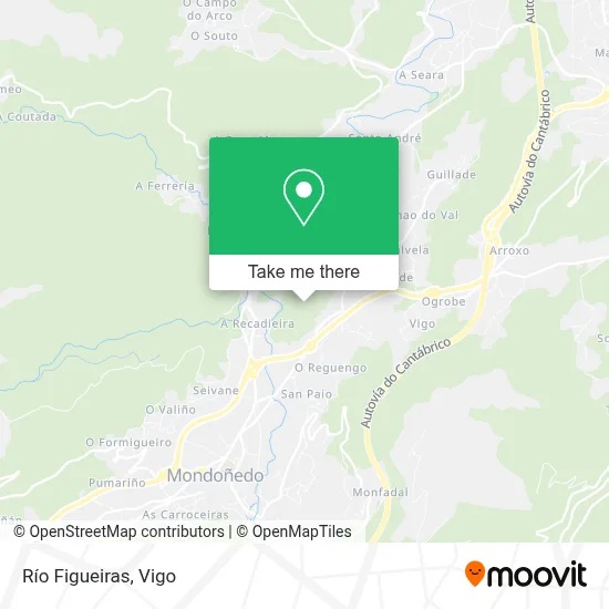 Río Figueiras map