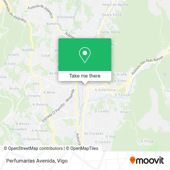 Perfumarías Avenida map