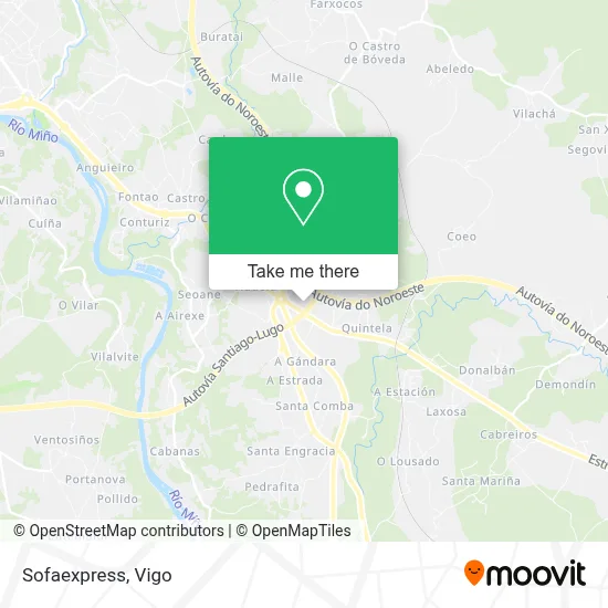 Sofaexpress map