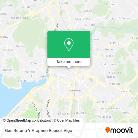 Gas Butano Y Propano Repsol map