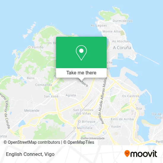 English Connect map