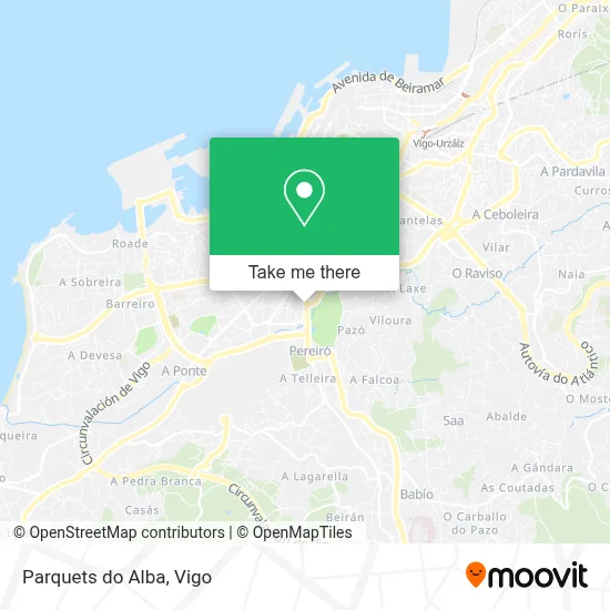 Parquets do Alba map