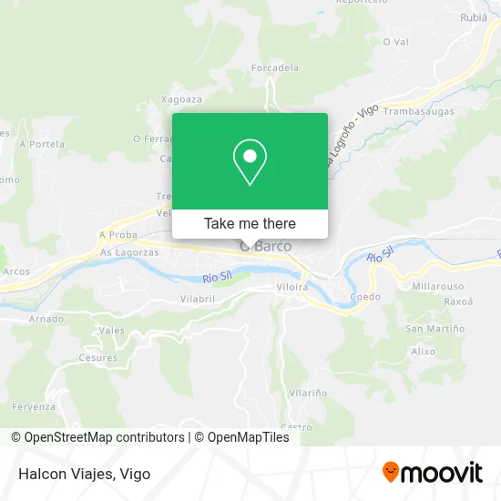 Halcon Viajes map