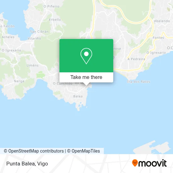 Punta Balea map