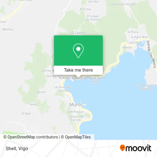 Shell map