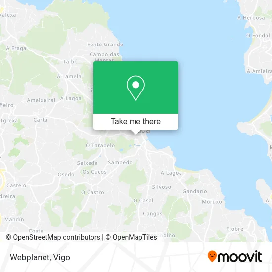 Webplanet map