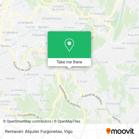 Rentavan: Alquiler Furgonetas map