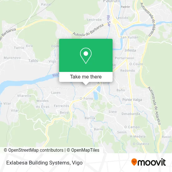 mapa Exlabesa Building Systems