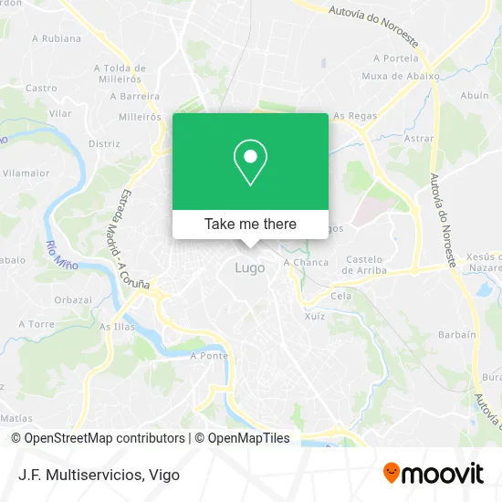 J.F. Multiservicios map
