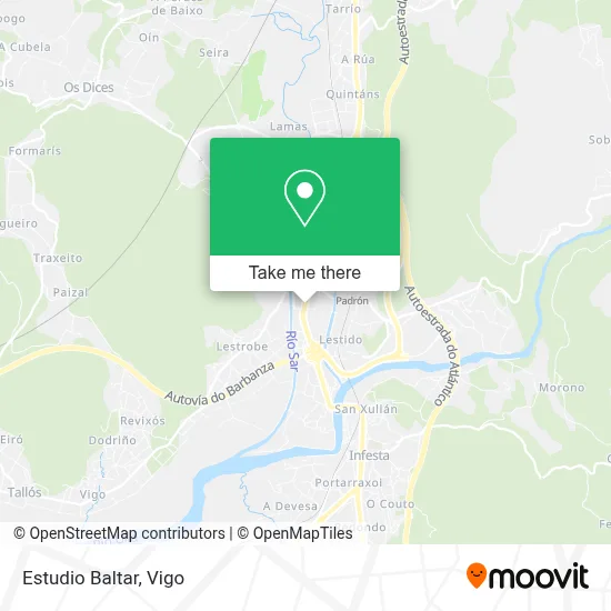 Estudio Baltar map