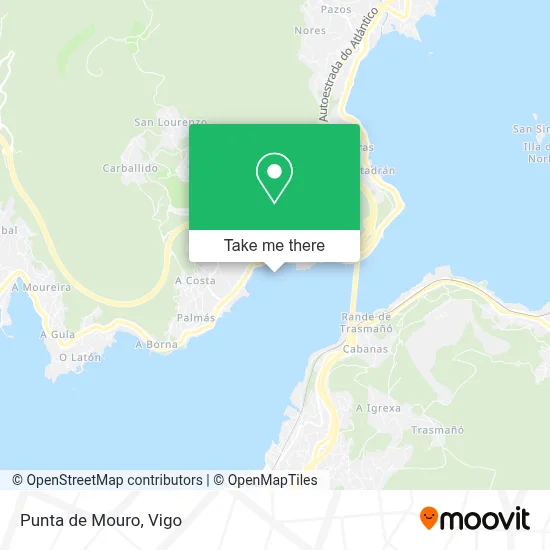 Punta de Mouro map