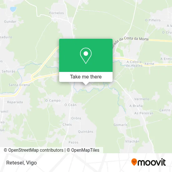 Retesel map