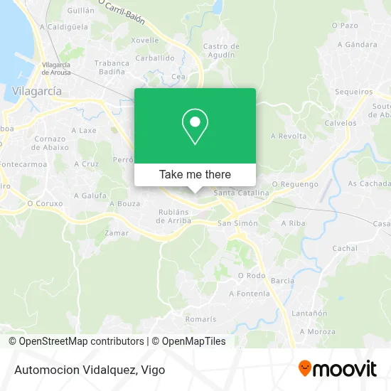 Automocion Vidalquez map