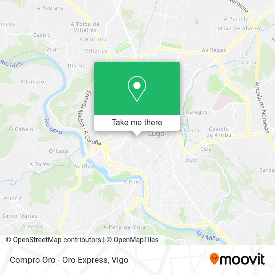 Compro Oro - Oro Express map