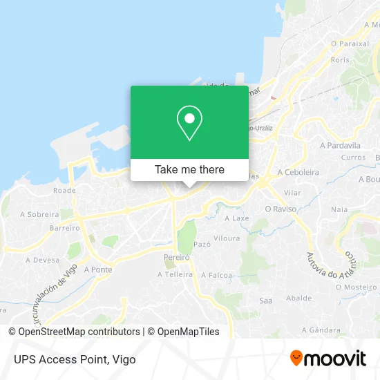 Ups Access Point map