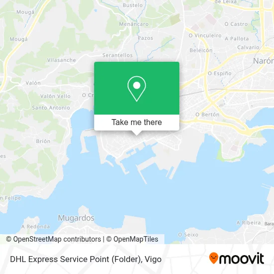 DHL Express Service Point (Folder) map