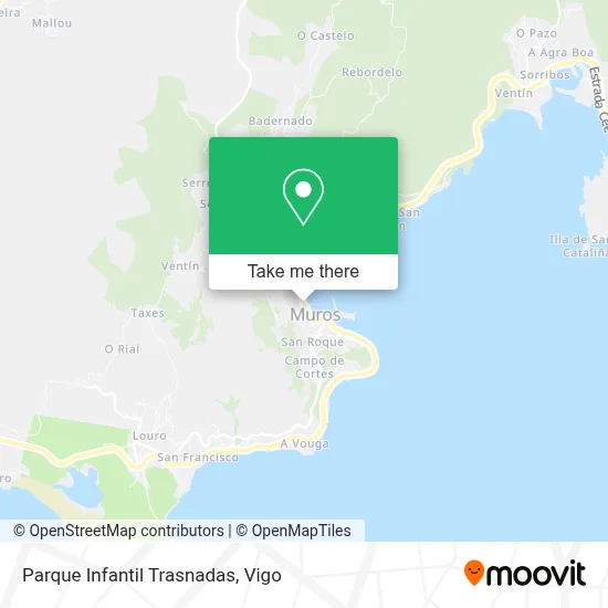 Parque Infantil Trasnadas map