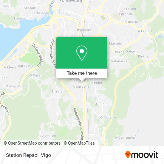 Station Repsol map