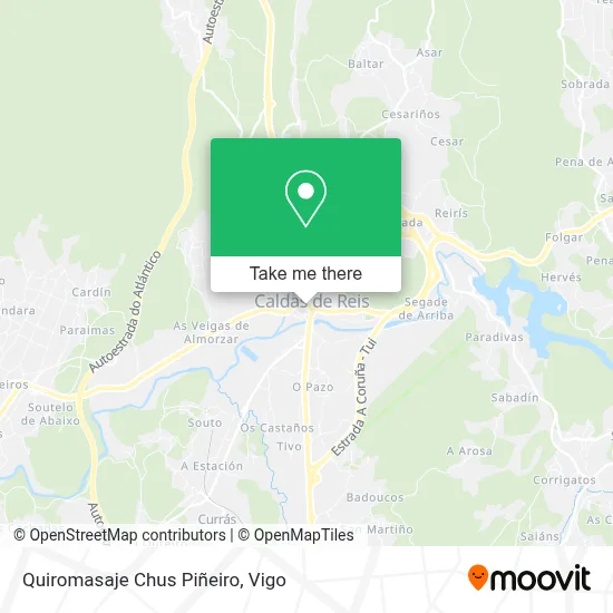 Quiromasaje Chus Piñeiro map