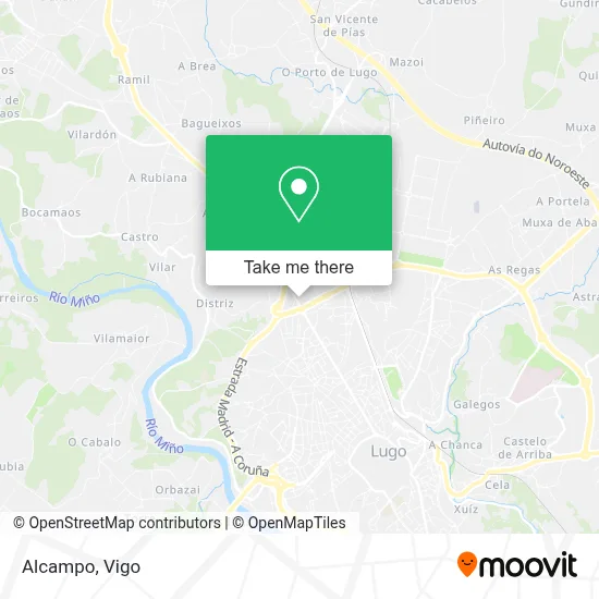 Alcampo map