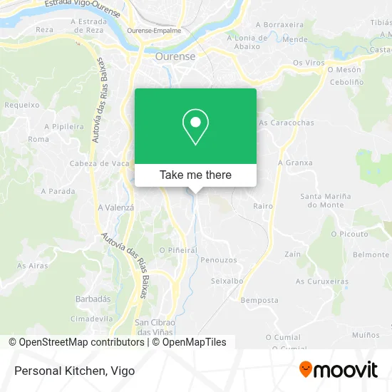 Personal Kitchen map