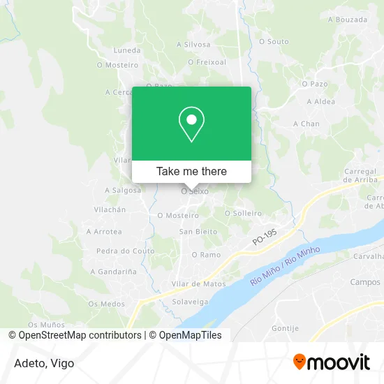 Adeto map