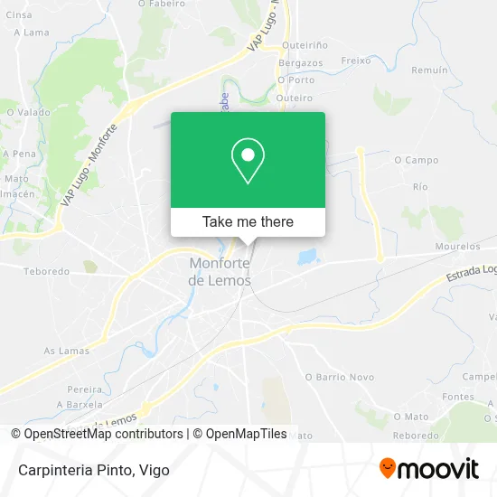 Carpinteria Pinto map