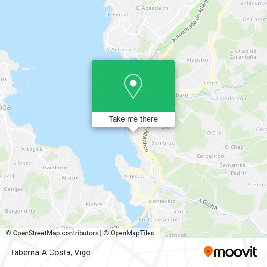 Taberna A Costa map