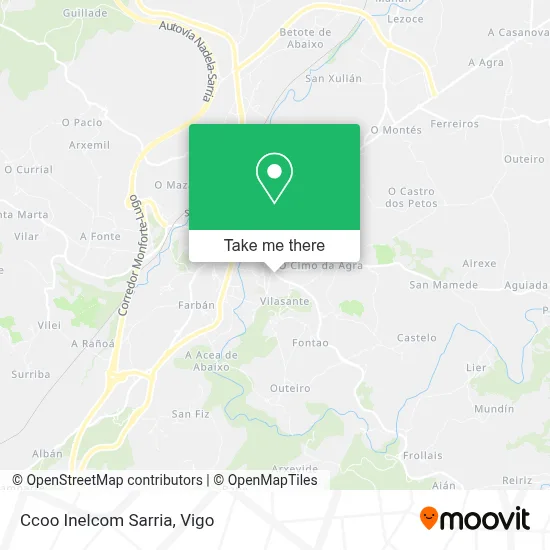 Ccoo Inelcom Sarria map