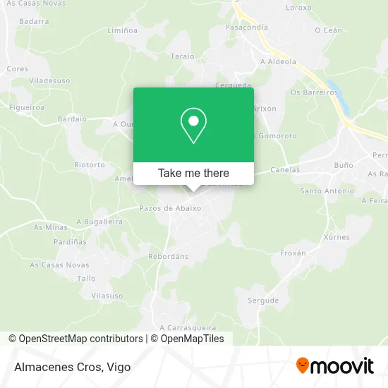 Almacenes Cros map