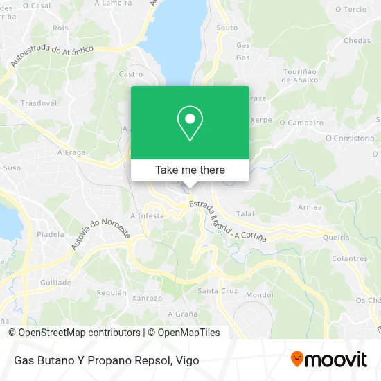 Gas Butano Y Propano Repsol map