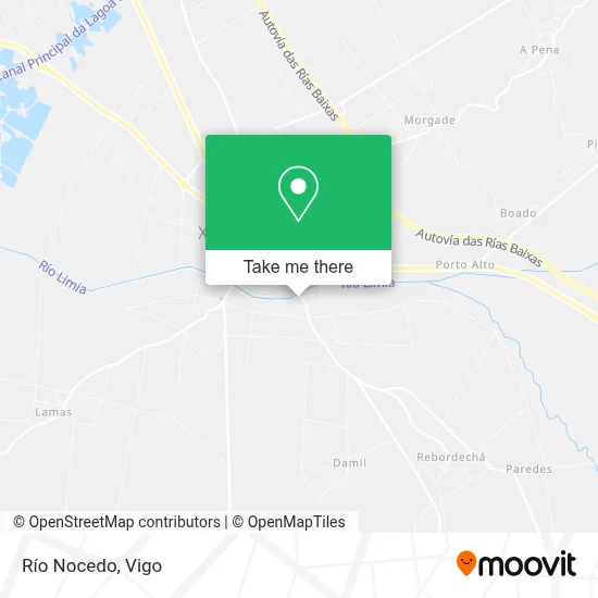 Río Nocedo map