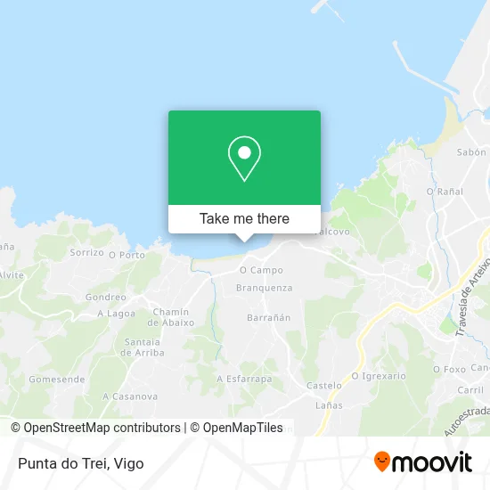 Punta do Trei map