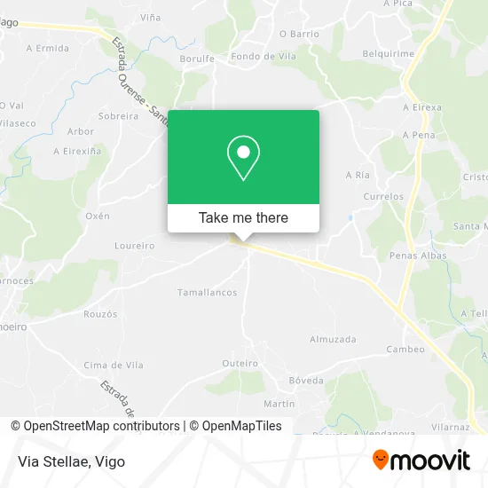 Via Stellae map