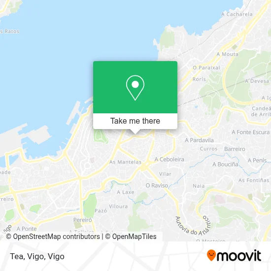 Tea, Vigo map