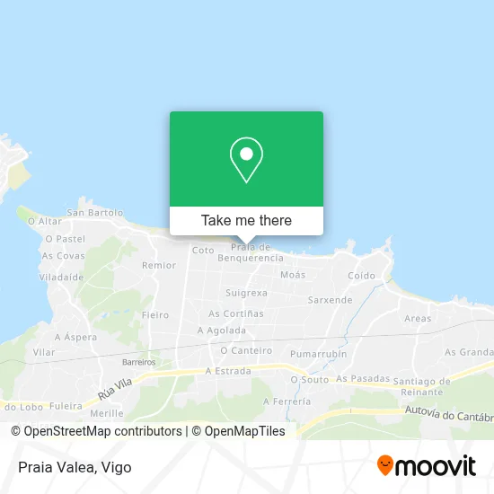 Praia Valea map