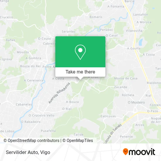 Servilider Auto map