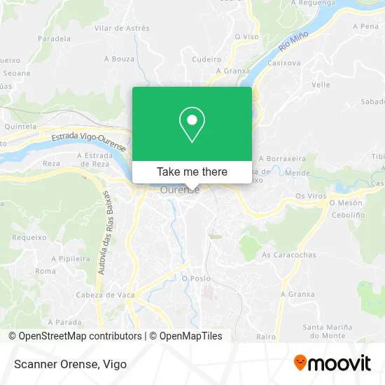 Scanner Orense map