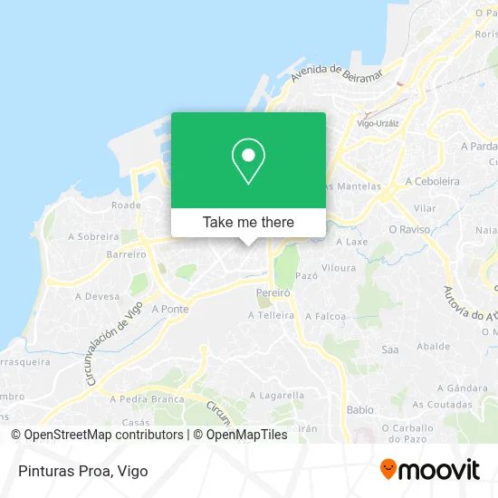 Pinturas Proa map