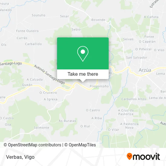 Verbas map