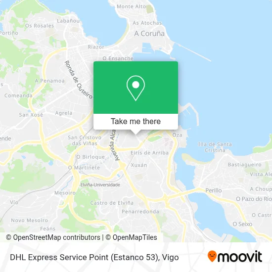 DHL Express Service Point (Estanco 53) map