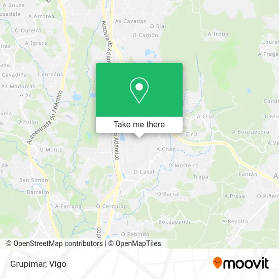 Grupimar map